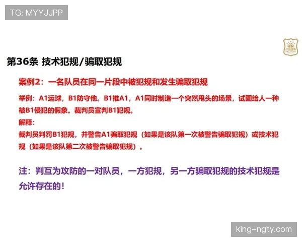 篮球规则中技术犯规的认定依据及相应罚则的执行流程说明